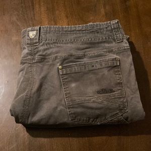 Kuhn rebel chestnut brown work pants. Not lined. Good condition